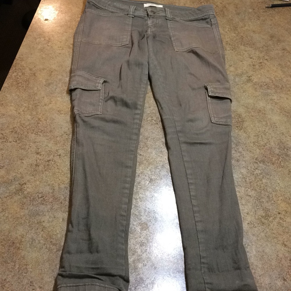Skinny fit cargo pants